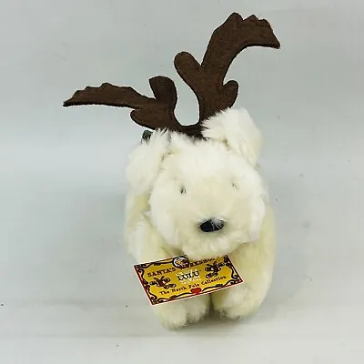 Santa's Workshop Lulu 5  Plush Dog Vanderbear North Pole NABCO 1993 • $14.99