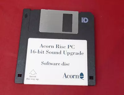 Acorn Risc PC 16-bit Sound Upgrade Software Disc • £19.99