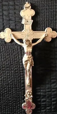 MASONIC CRUCIFIX PERFECT MEMENTO MORI PERFECT 50's TUSCANY OLD LODDGE • $53.50