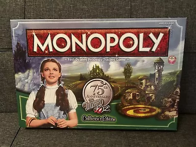 COMPLETE! MONOPOLY Wizard Of Oz 75th Anniversary Collector's Edition Board Game • $39.99