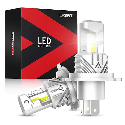 LASFIT H4/9003 LED Headlight Bulbs Conversion Kit High Low Dual Beam 6000K White • $36.99