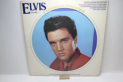 ELVIS PRESLEY- ELVIS VOLUME 3 - Limited Edition Picture Disc RCA CPL1-3078 EX/EX • $10