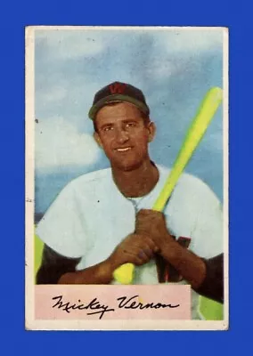 1954 Bowman Set-Break #152 Mickey Vernon VG-VGEX (crease) *GMCARDS* • $0.79