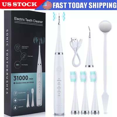 $12.95 • Buy Ultrasonic Tooth Cleaner Electric Dental Scaler Plaque Remover Teeth Whitening