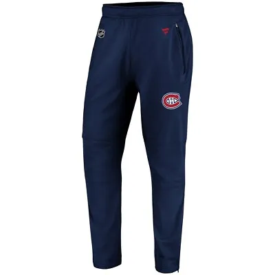 Montreal Canadians Fanatics Branded Authentic Pro Rinkside Travel Pants Size L • $49.99