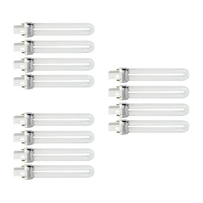  12 Pcs 9 Watt UV Replacement Bulb Nail Cure Light Type Bulbs • £22.59