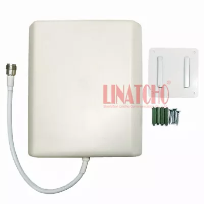 9dBi 800-2500MHz GSM 3G WIFI Repeater Directional Multi Band Flat Panel Antenna  • $49.62