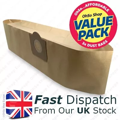 3 X KARCHER Vacuum Cleaner Bags ZR-81 TYPE -  T111  T151  T201 Paper Dust Bags • £5.59