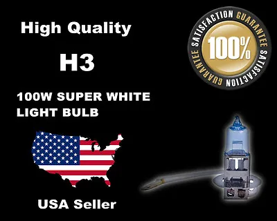 USA Seller Xenon Gas Headlight Light Bulb -12v 100w Super White H3 Fog Light-B • $7.99