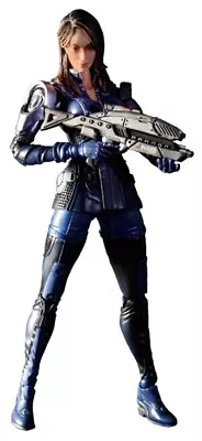 Mass Effect 3 Ashley Williams Play Arts Kai 8  Figure [BIB] • $95.87