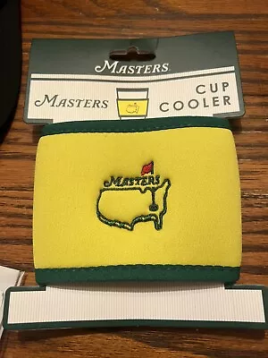 2024 Masters Yellow Can Cooler Set Of 2 From Augusta National Golf Course New • $24.99