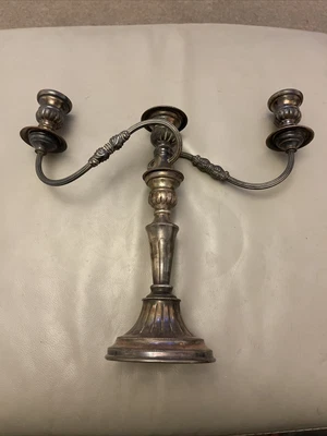 £6 • Buy Vintage Viners Of Sheffield Alphaplate  Candleabra