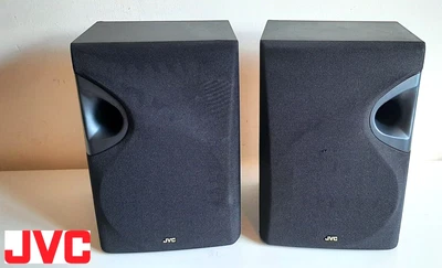 £30.79 • Buy JVC Bookshelf Speakers SP-D2T Retro 60W HiFi Stereo Speakers 19 X 20 X 30cm