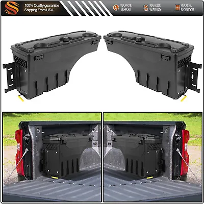 Truck Bed Storage Tool Box For 2004-2012 Chevrolet Colorado GMC Canyon L+R Side • $169.99