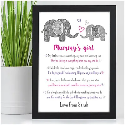PERSONALISED Mummy And Daughter Son Birthday Gifts For Mummy Mum Nanny Her • £4.95