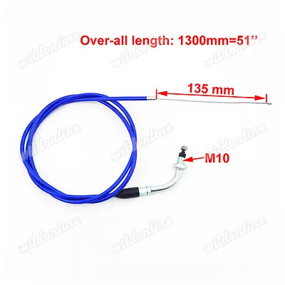 Motorized Bicycle Racing Carburetor Gas Throttle Cable Push Bike 49 50 66 80 Cc • $8.97