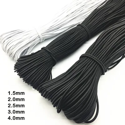 10 Yards Elastic Cord Round Beading Stretch1.5-4mm Thread String Rope For Dolls • $3.72