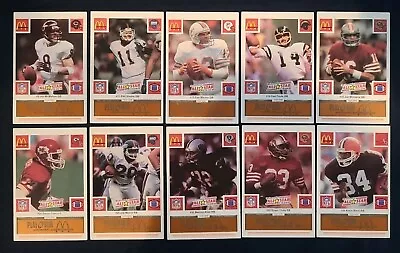 1986 McDonald's All-Star NFL Team Orange Play & Win 29 Card Lot VINTAGE - RARE • $67.44