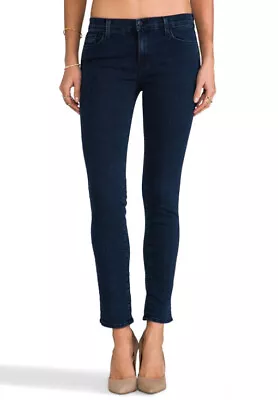 J BRAND Womens Jeans Super Skinny Stylish Depth Blue Size 30W • $67.99
