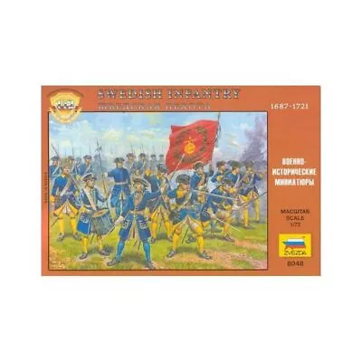 Zvezda 1:72 Swedish Infantry 17 – 18th Century Plastic Figures • £11.99