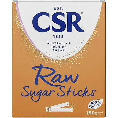 CSR Raw Sugar Sticks 50 Pack 150g • $13