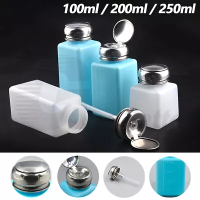 £2.27 • Buy Empty Pump Dispenser Plastic Bottle Liquid Nail Polish Acetone Remover Alcohol