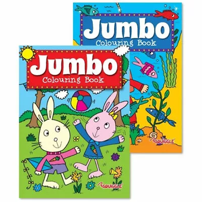 Jumbo Colouring Book - A4 Children Art Activity Craft Books Fun Learning Play • £2.99