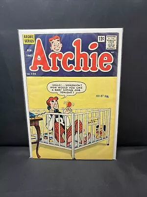 Archie #134 (7.5) Baby Sitting Job! 1963 • £15.83
