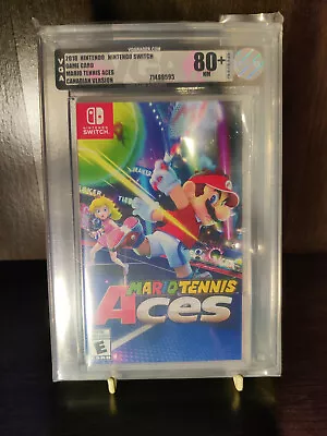 Mario Tennis Aces VGA Graded 80+ Silver NM Archival • £119.96