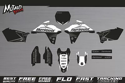 Suzuki Graphics Kit RMZ 450 2005 2006 Decals Stickers Motocross MX Dekor Decor • $159.90