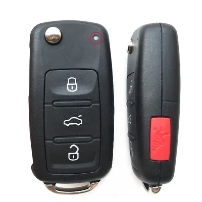 4 Button Remote Key Shell Case Blade Fit For Volkswagen Polo Golf Seat Skoda MK6 • $4.98