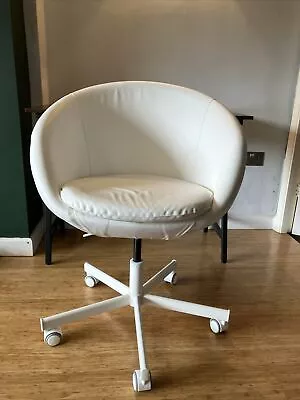 Ikea SKRUVSTA Swivel Chair - Ysane White • £80