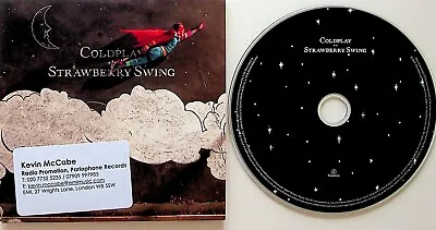 COLDPLAY Strawberry Swing RARE 3 Track PROMO CD (2009 UK EU Single) NM • £39.99