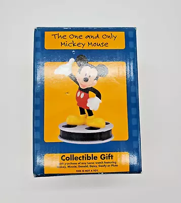 1999 Walt Disney Lorus Watch Mickey Mouse Collectible Gift Figure Figurine • $14.95