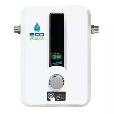 EcoSmart Electric Water Heater Tankless 11 KW Self Modulating Residential White • $337.95
