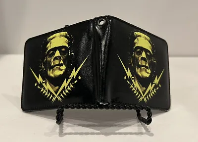 Rock Rebel Monsters Frankenstein Bolt Bi Fold Wallet UM-WAL-FRANKBOLTS • $23.99