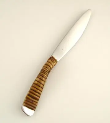 Old Workshop Carl AUBOCK 1950s Vienna Fruit KNIFE 6.7  Steel BAMBOO Amboss (B) • $139.99