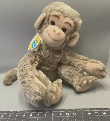 1977 Dakin Pillow Pets LITTLE JOCKO Monkey 14  Sitting Plush Stuffed Animal Toy • $22.99