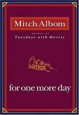For One More Day - 1401303277 Mitch Albom Hardcover New • $8.18