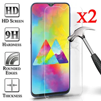 2x Tempered Glass Screen Protector For Samsung Galaxy A20 A30 A50 M20 M30 Jc AU • $8.56