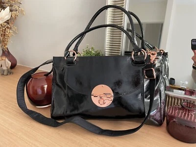 $40 • Buy Mimco Rose Gold Turnlock Briefcase/Laptop Bag