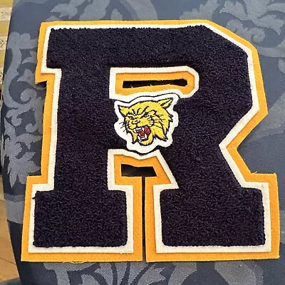 Rye Country Day Wildcats Varsity Letter  Excellent Condition 8x7 • $14.95