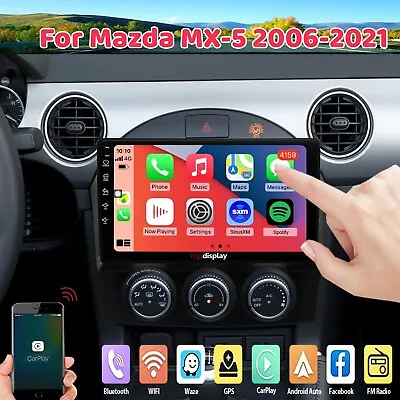 For Mazda Miata MX-5 MX5 Android 13 Car Stereo Radio Carplay GPS Navi FM DSP • $148.92
