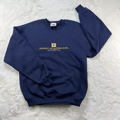 University Of California Irvine Mom Sweatshirt By Heavyweight Crew Size M Navy • $16.88