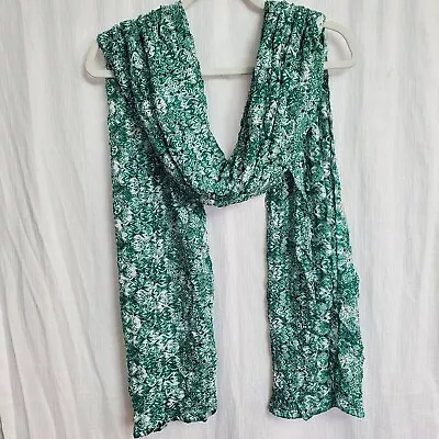 Missoni Viscose Scarf Wrap Shawl 80  X 24  Blue Green NEW • $80.77