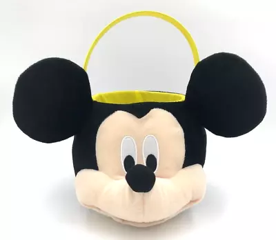 Disney Mickey Mouse Plush Easter Basket / Halloween Bucket / Birthday Gift • $14.99