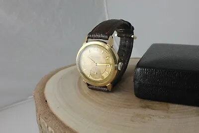 Movado Automatic Vintage 14k Solid Gold Watch Bumper Very Rare! Works Great! • $1249