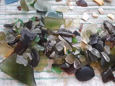 £5 • Buy Sea Glass Pieces Isle Of Wight 300 Grams 