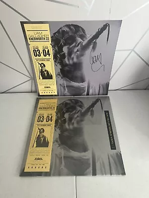 Liam Gallagher ''Knebworth 22 '' Yellow LP + SIGNED PRINT Presale • £94.99