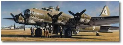 A Day Gone By By John Shaw - A/P - B-17s Of The 379th Bomb Group - Aviation Art • $230